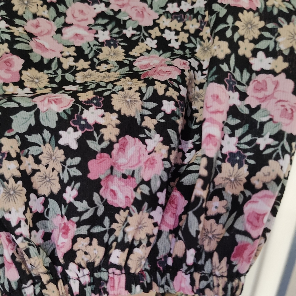Floral peasant dress